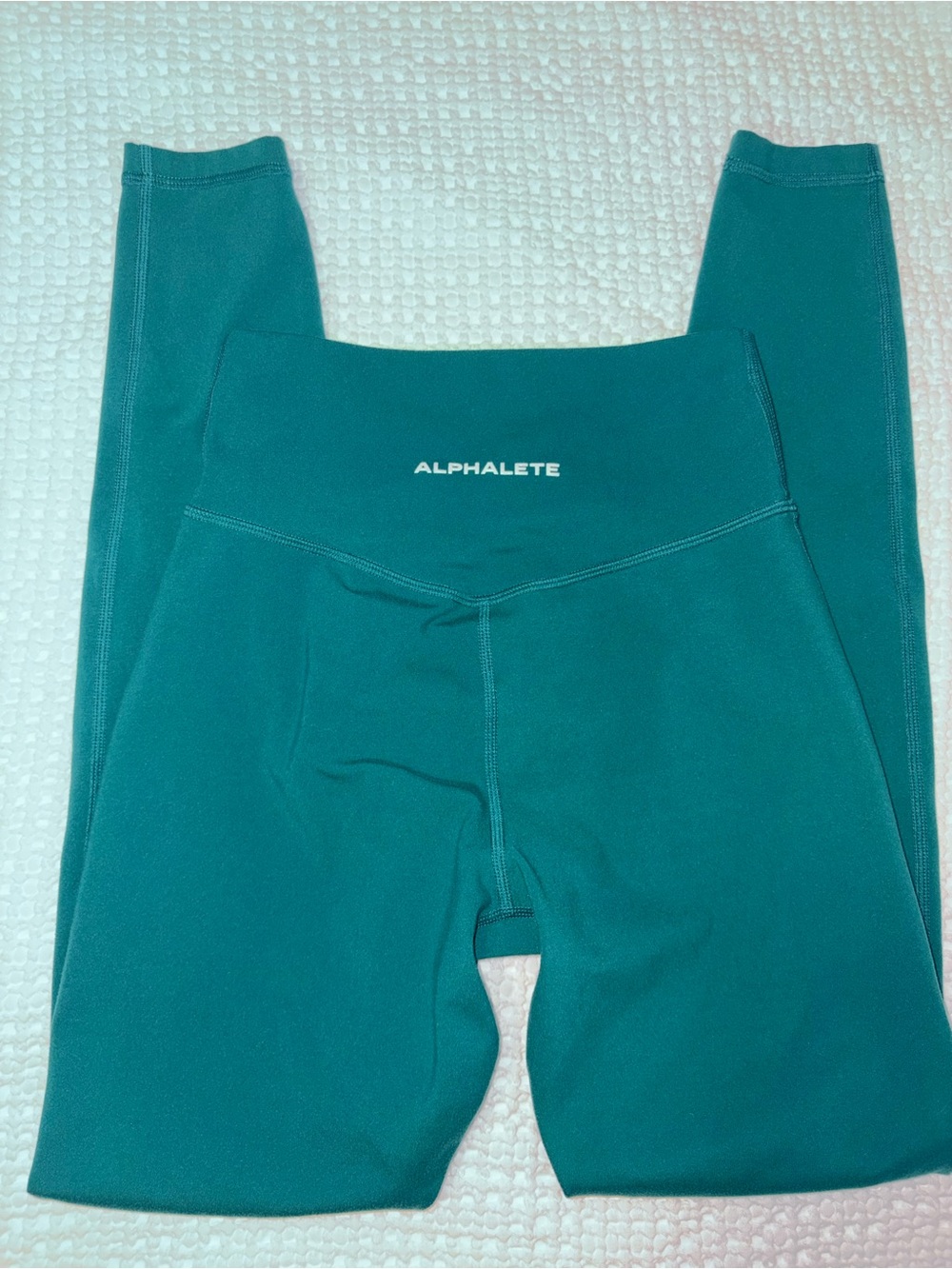 Alphalete Deep Teal High-Waist Leggings